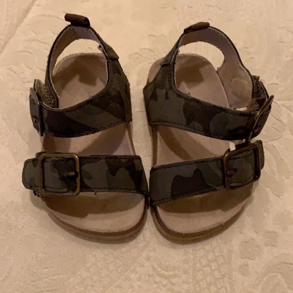 Camo sandals